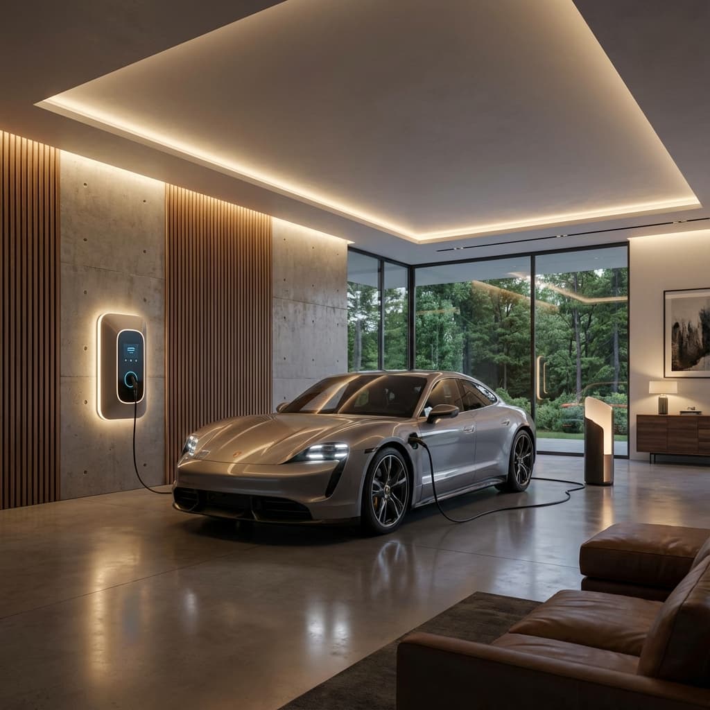 Modern EV Charging Station